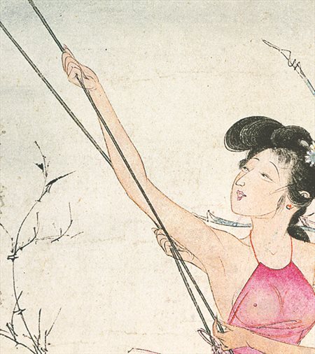 贾汪-胡也佛的仕女画和最知名的金瓶梅秘戏图